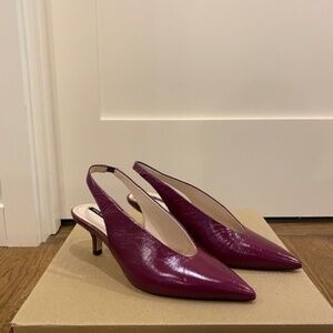 Zara Pointed Slingback Heels